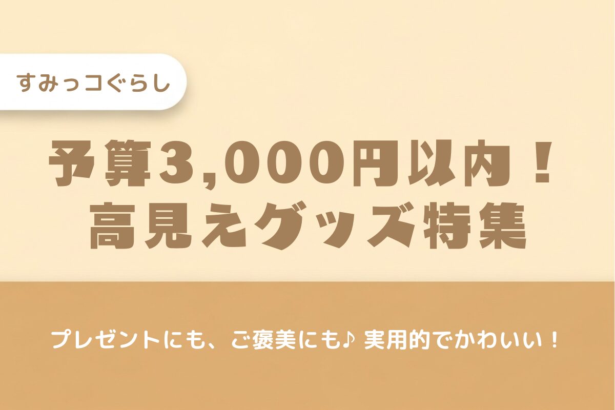 【予算3,000円以内】すみっコぐらしの高見え＆実用的なグッズ特集！プレゼントや自分へのご褒美に